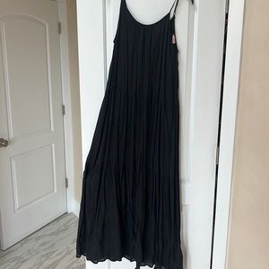 Black maxi dress